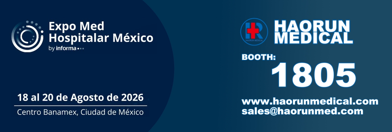 Haorun Medical, una empresa profesional en el campo de los consumibles médicos, parte en Expo Med | Mexiko Ospitalea.