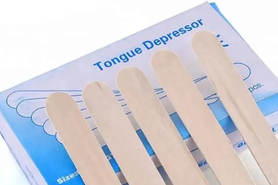 Egurrezko hizkera depressorea bota